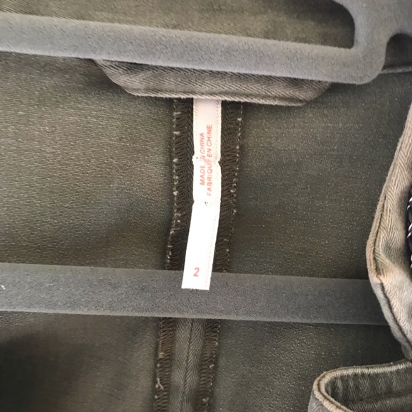 Free People Cropped Embellished Military Jacket - Picture 3 of 4